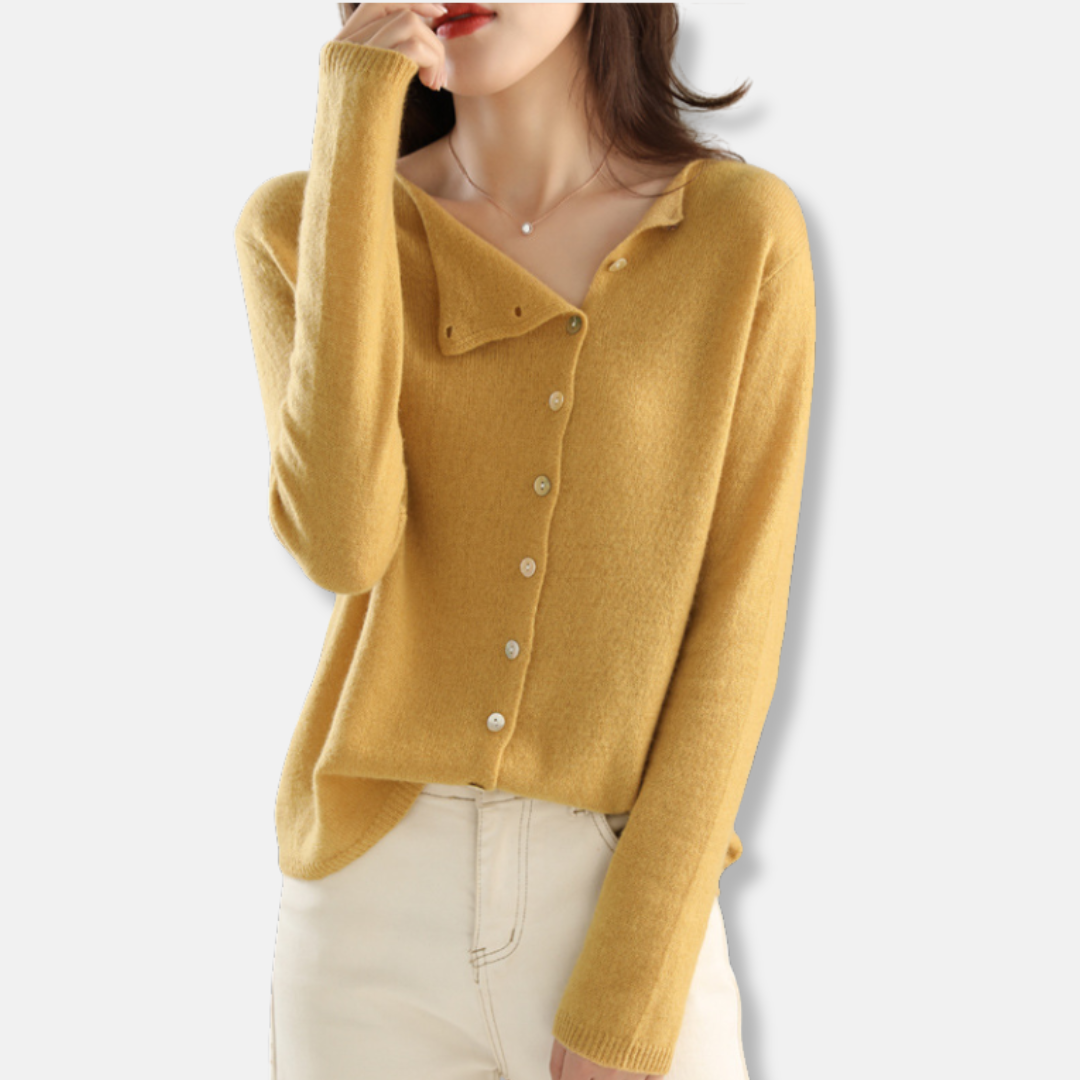 Gilet élégant à col en V pour femme