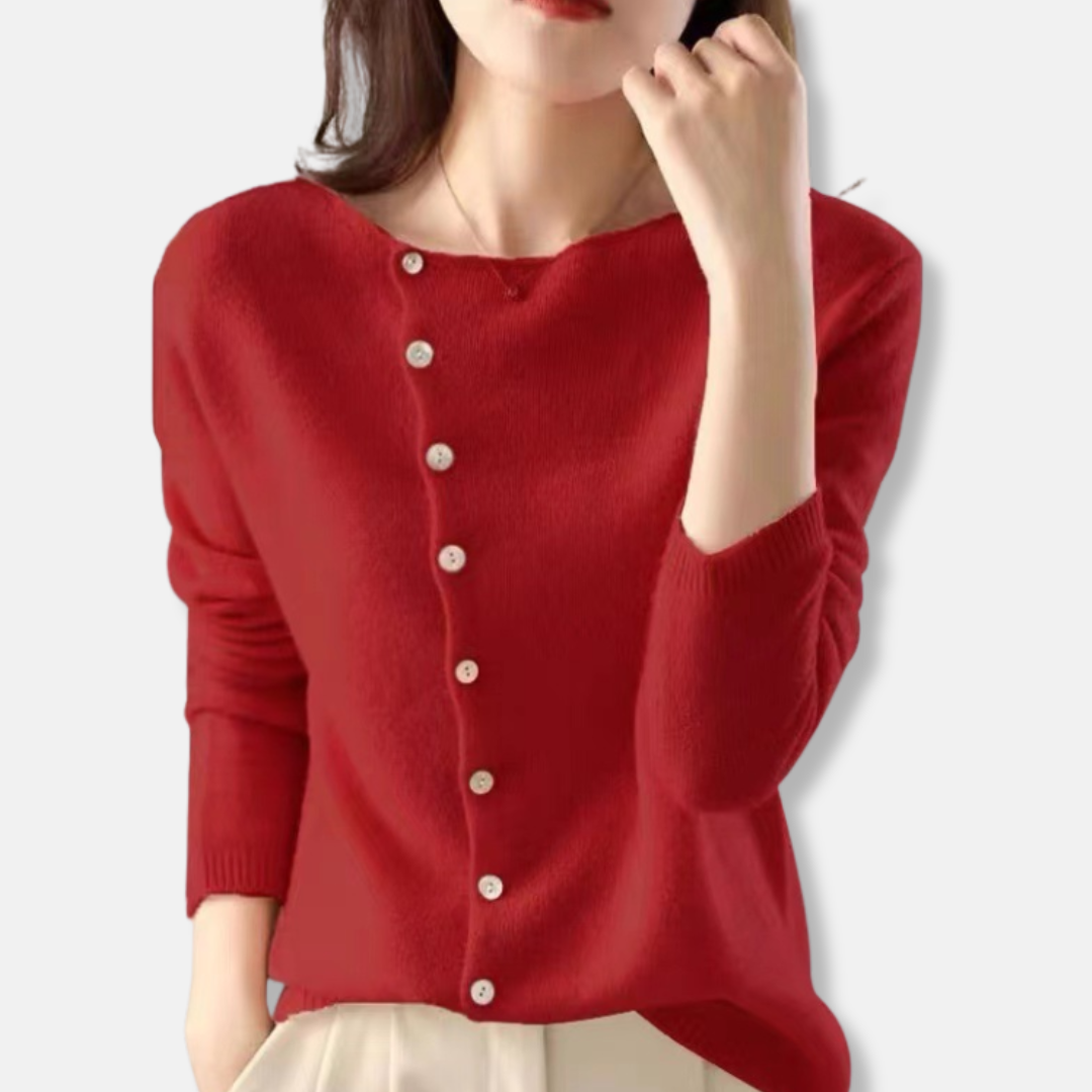 Gilet élégant à col en V pour femme