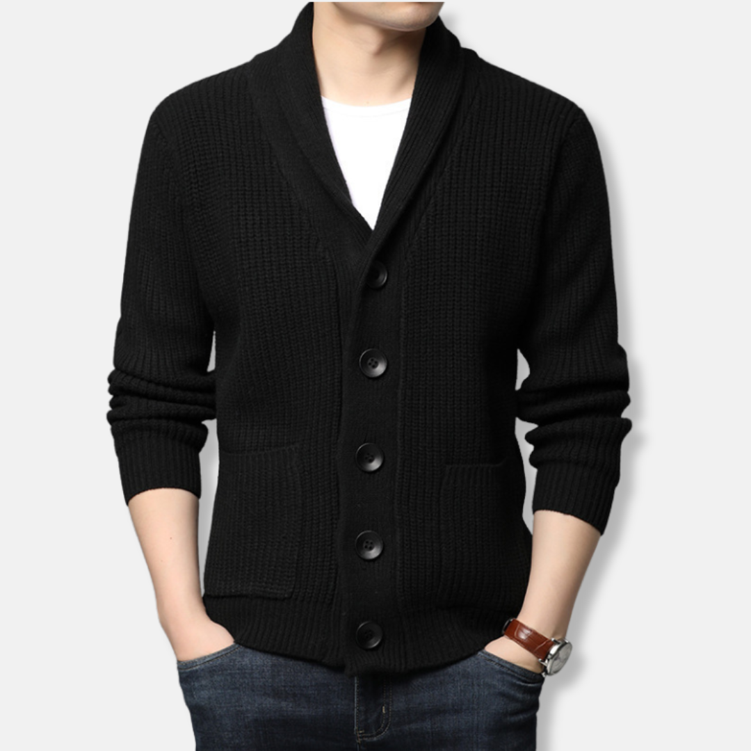 Gilet en grosse maille pour homme