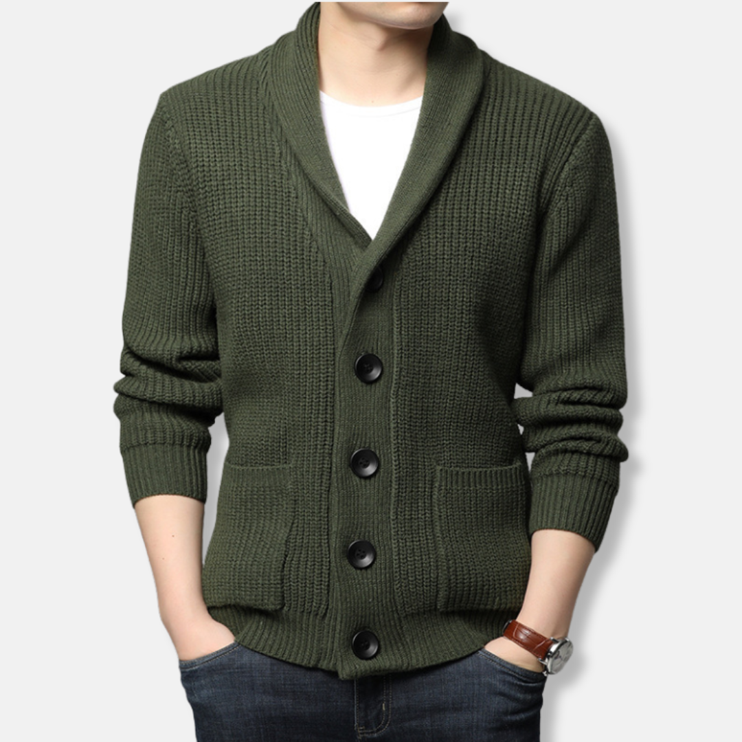 Gilet en grosse maille pour homme