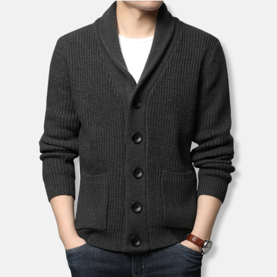 Gilet en grosse maille pour homme