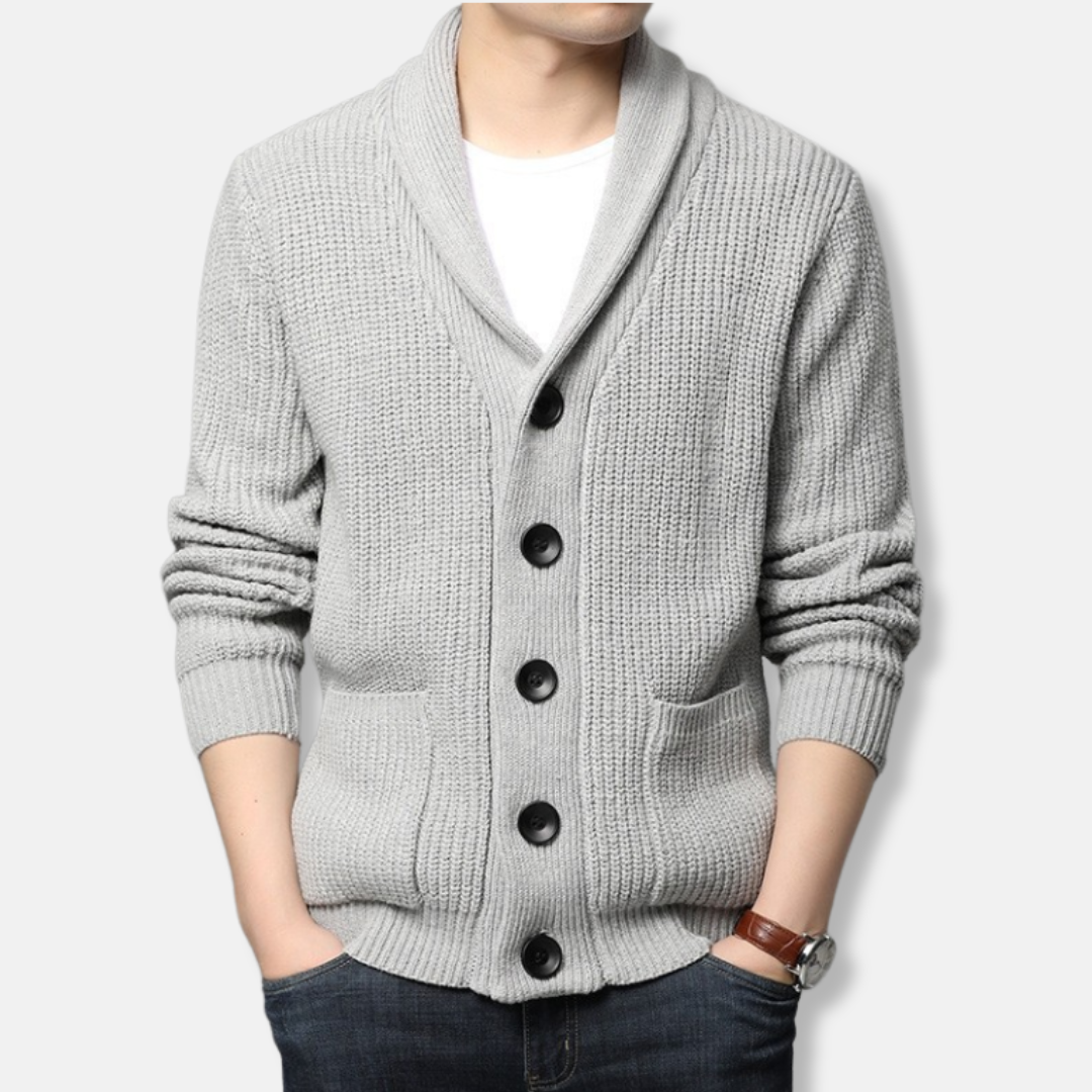 Gilet en grosse maille pour homme