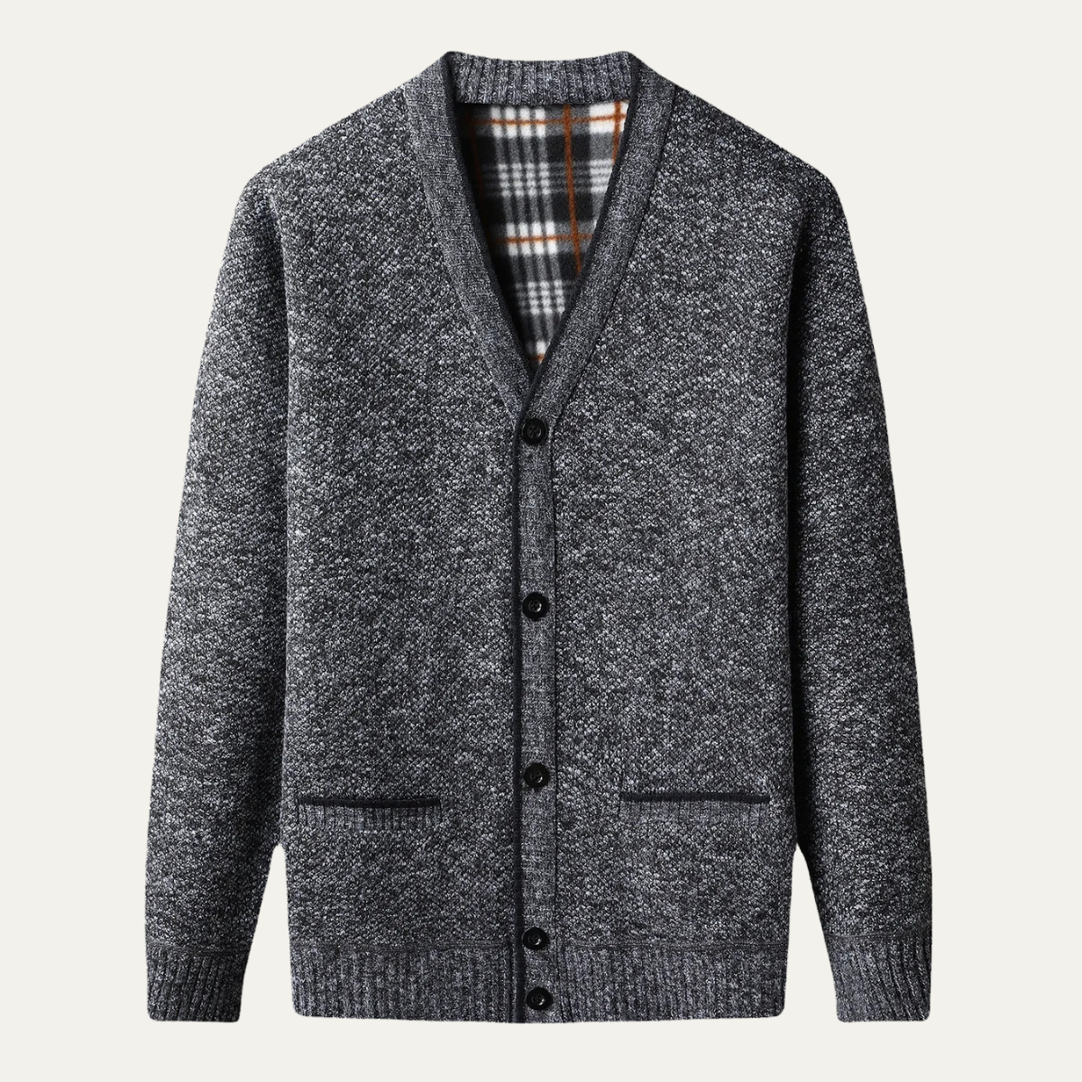 Gilet en maille coupe ajustée pour homme
