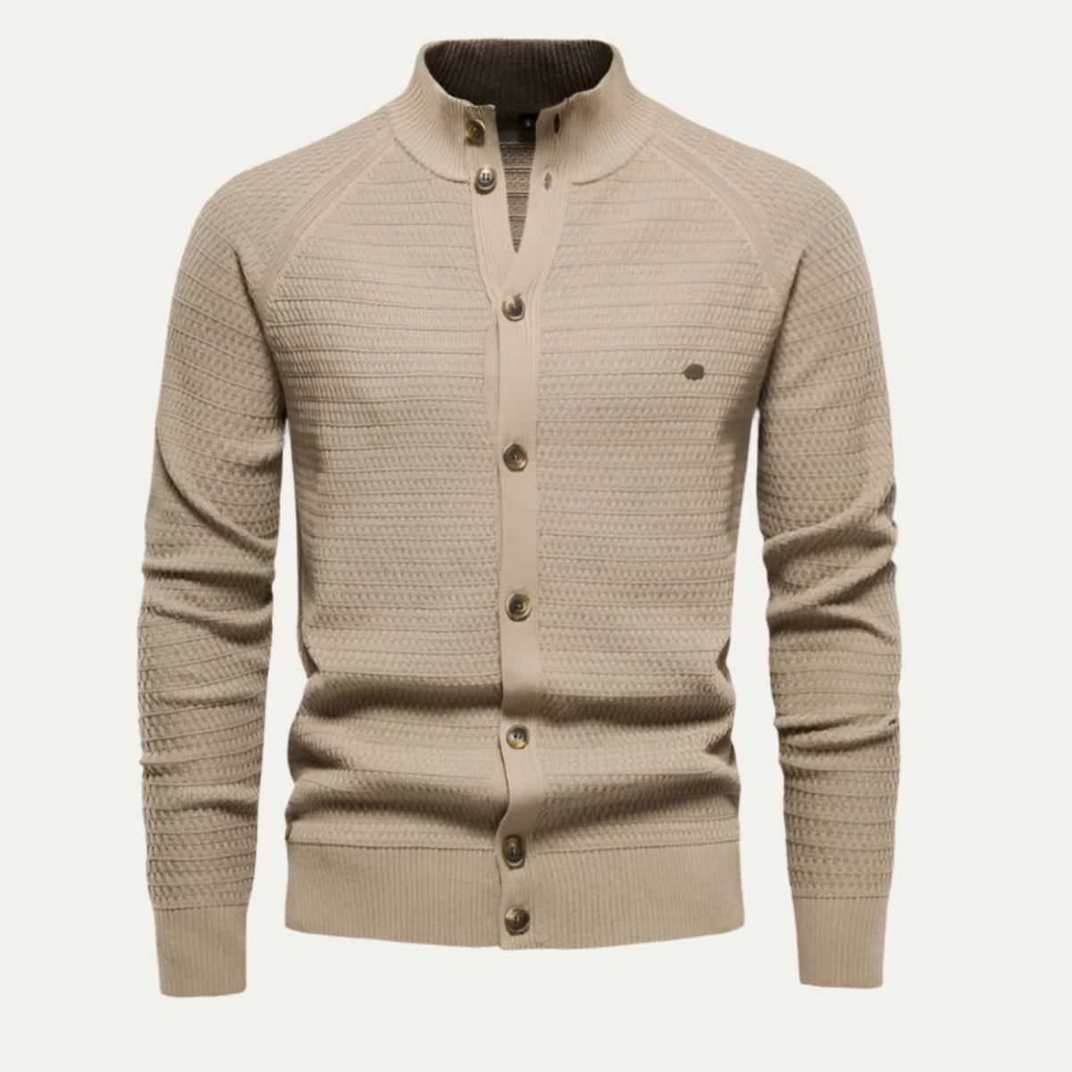 Gilet en maille texturée élégant pour homme