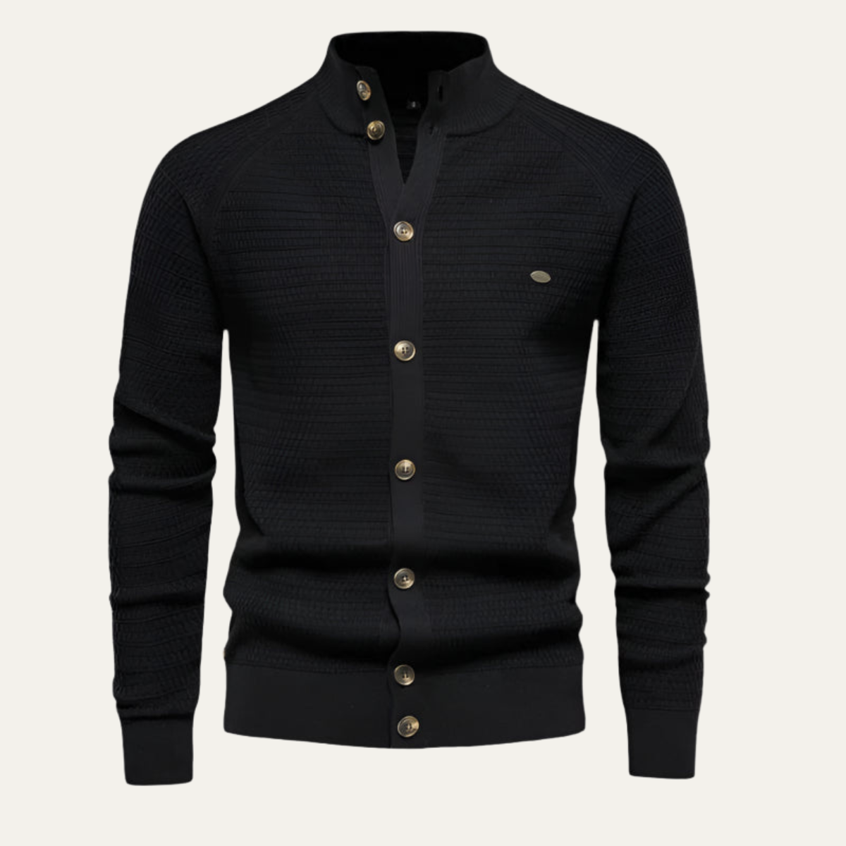 Gilet en maille texturée élégant pour homme