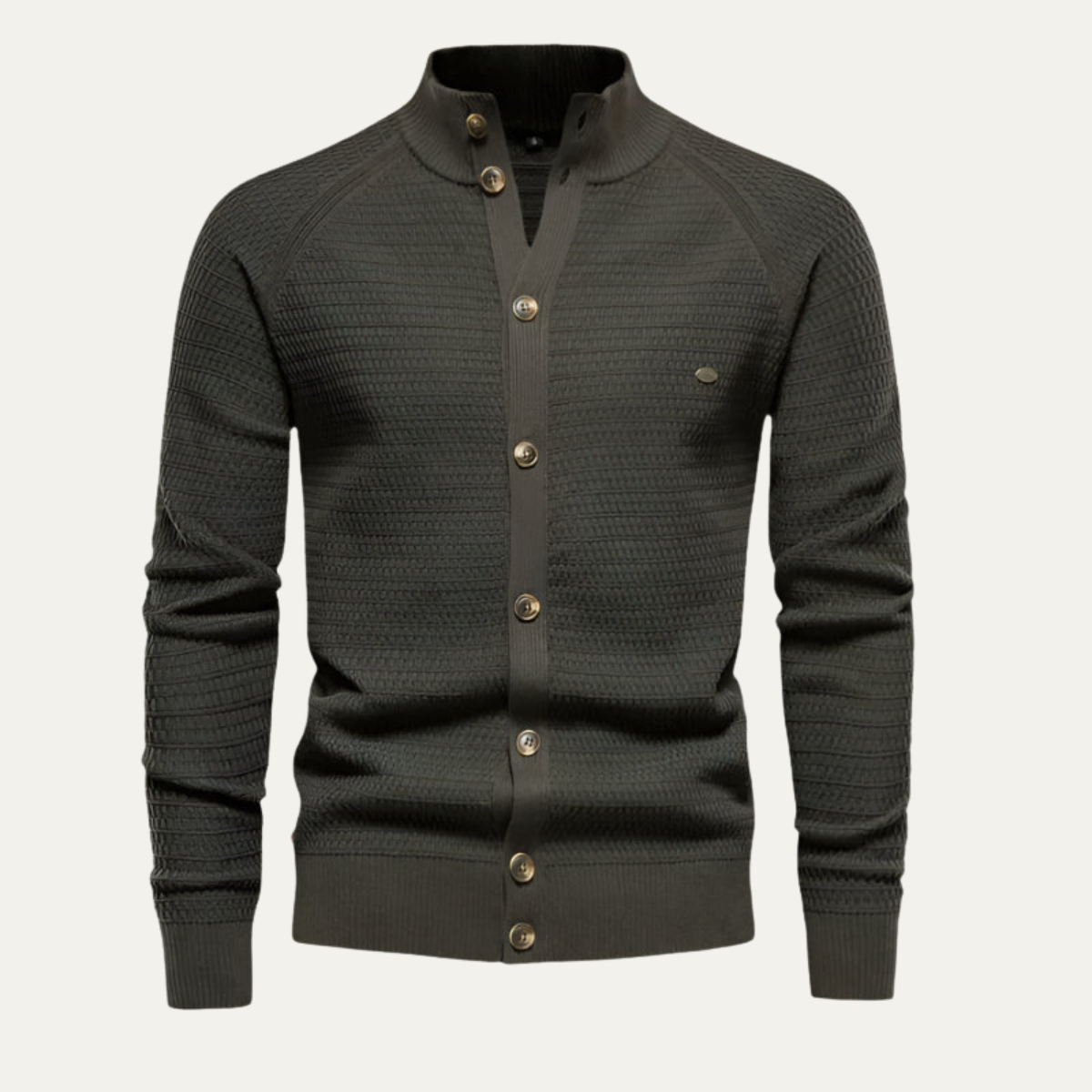 Gilet en maille texturée élégant pour homme