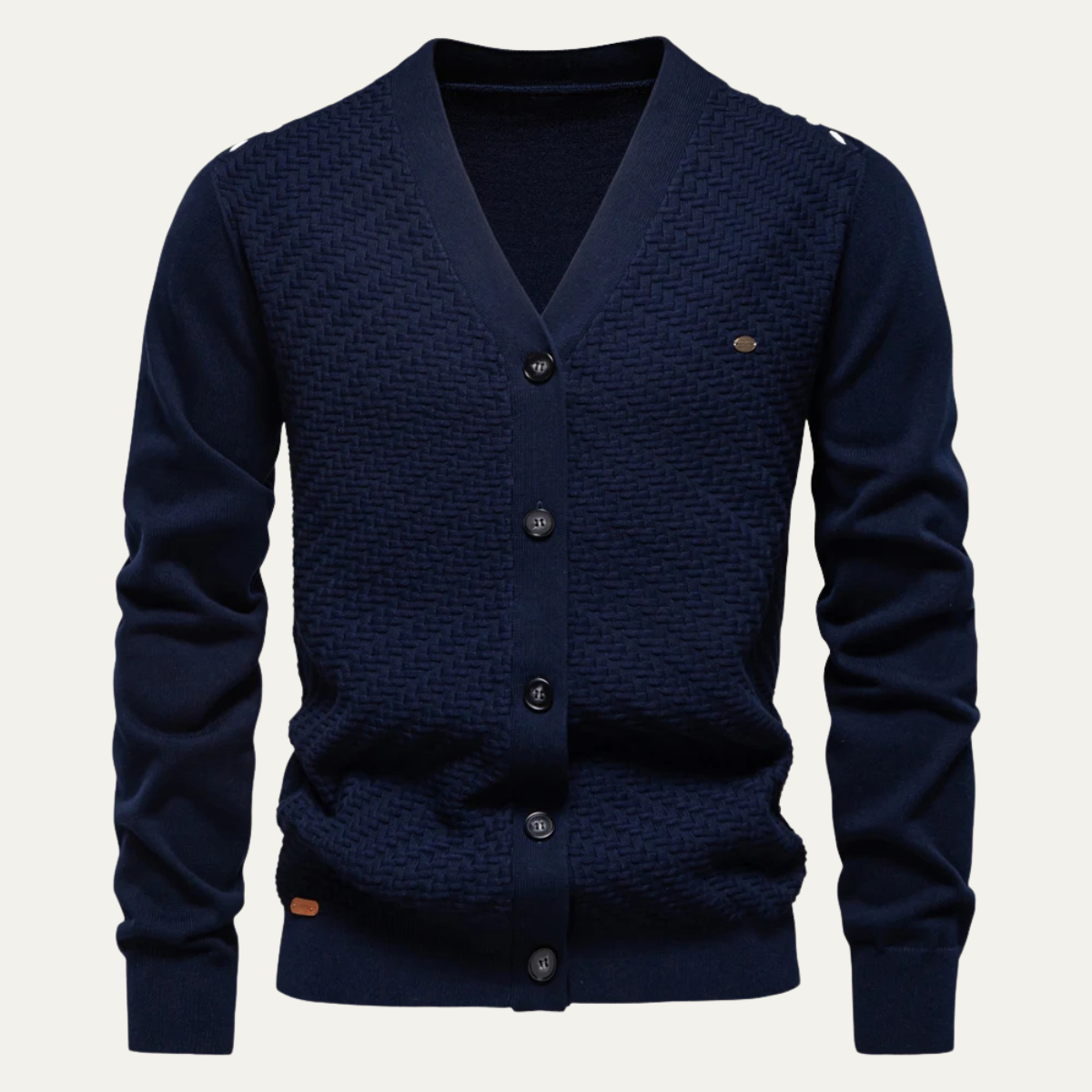 Gilet homme col V à boutons