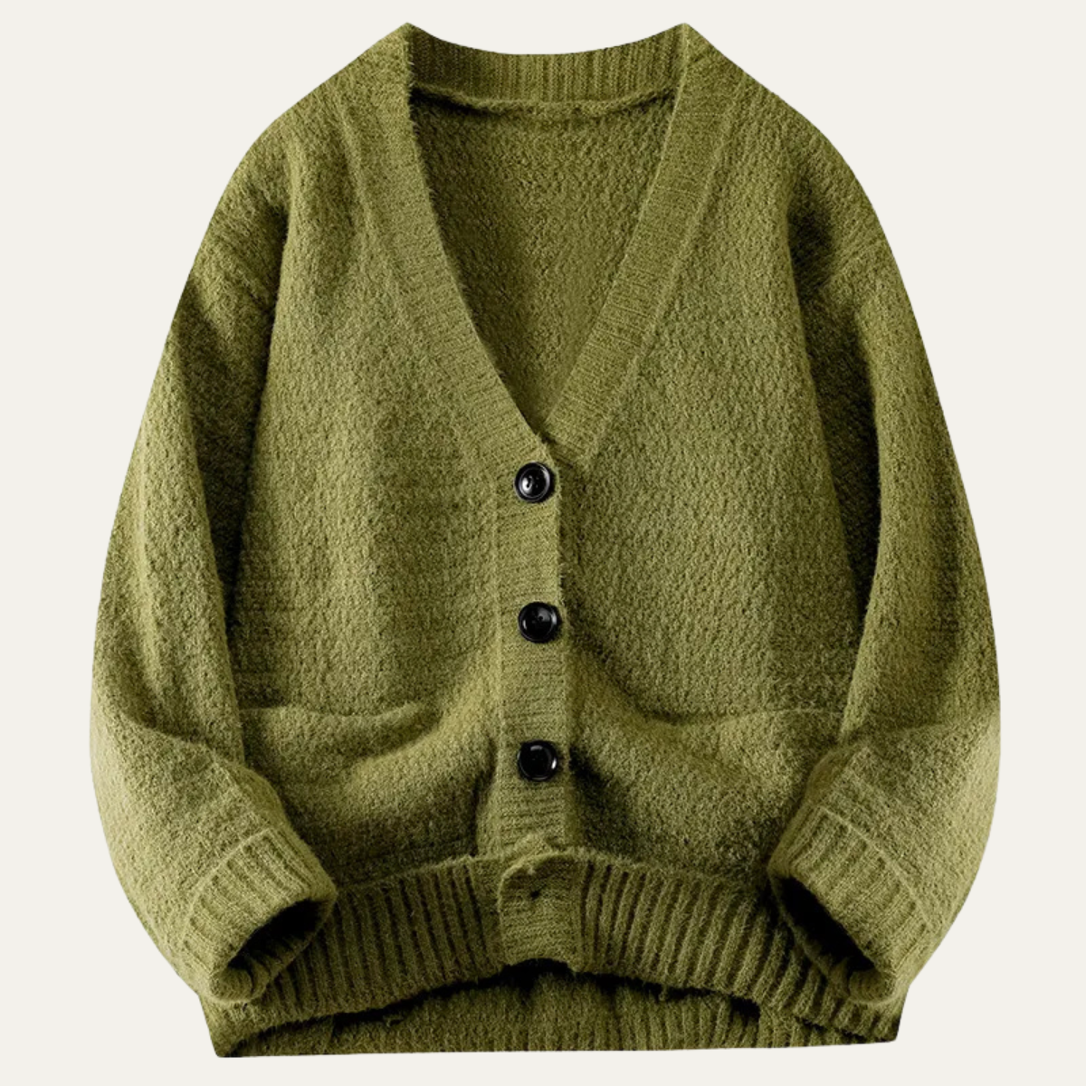 Gilet homme col V en maille texturée