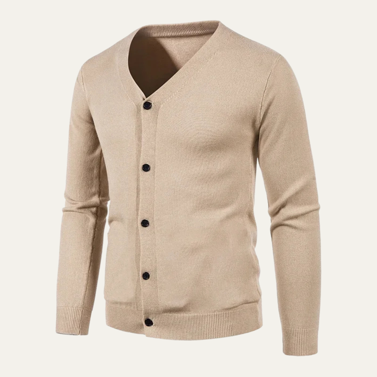 Gilet léger à col en V pour homme