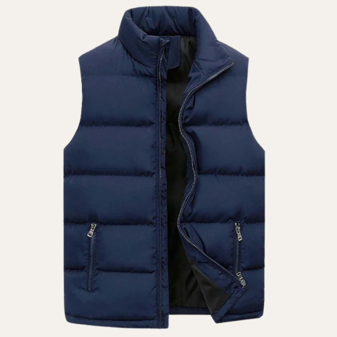 Gilet matelassé zippé pour homme