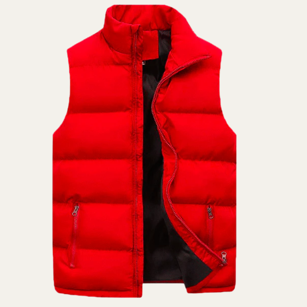 Gilet matelassé zippé pour homme