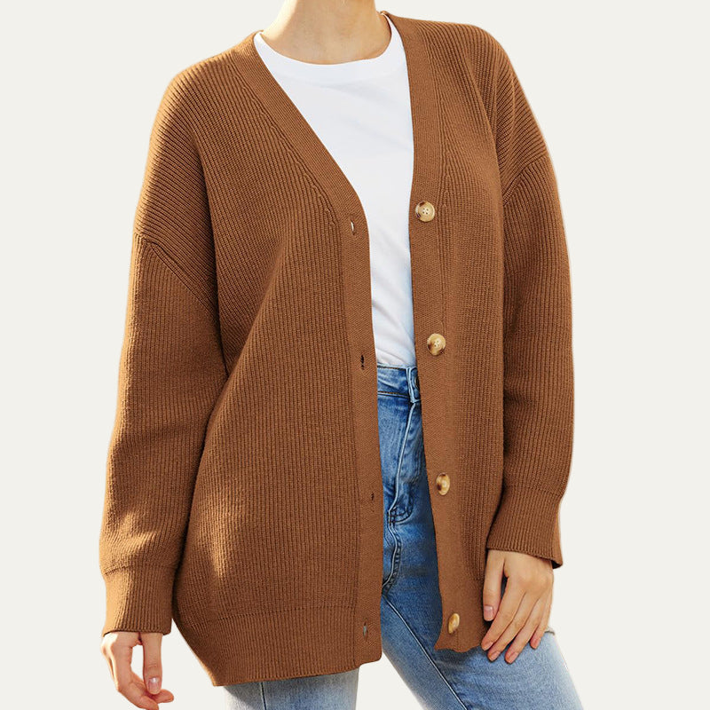 Gilet oversize côtelé pour femme