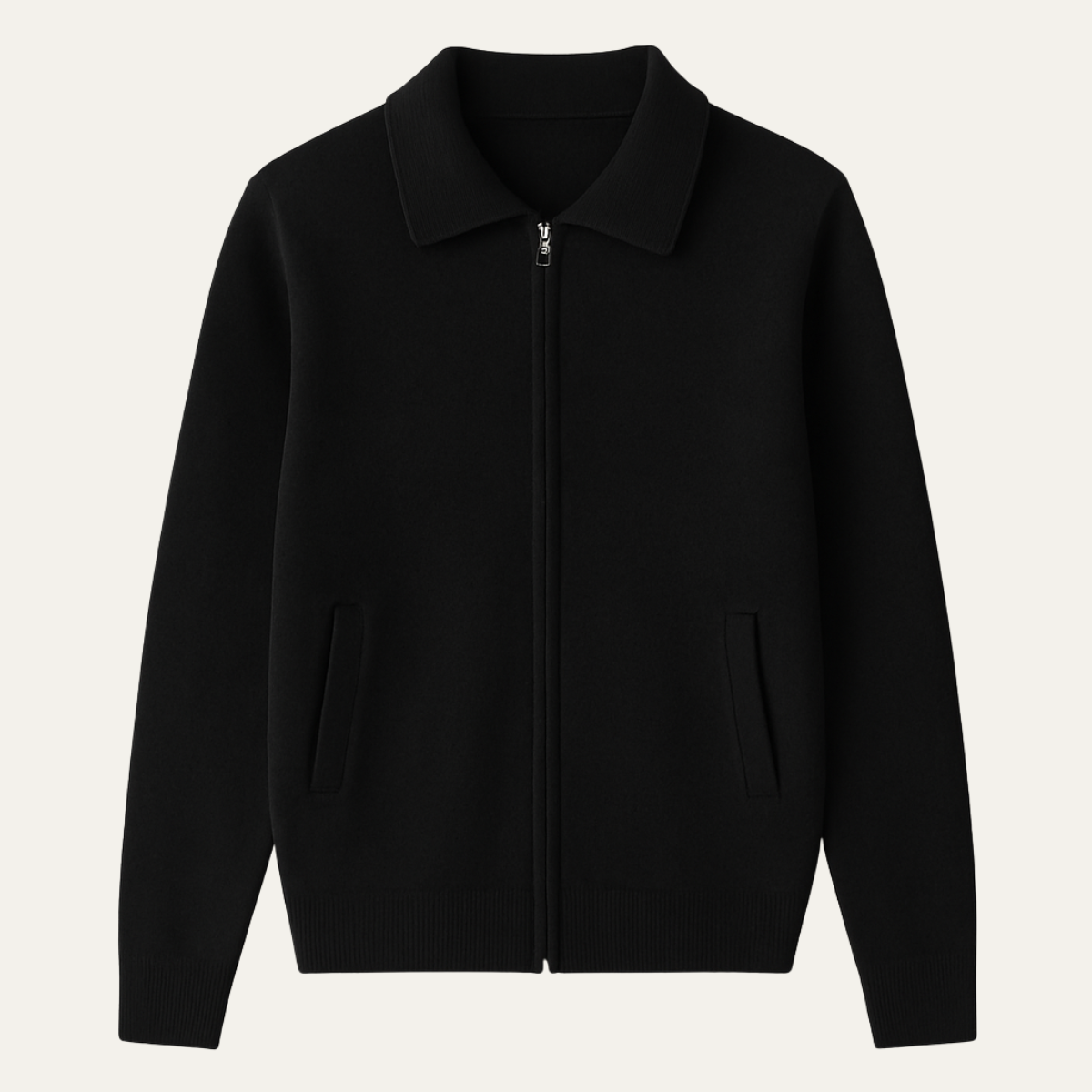 Gilet zippé classique pour homme