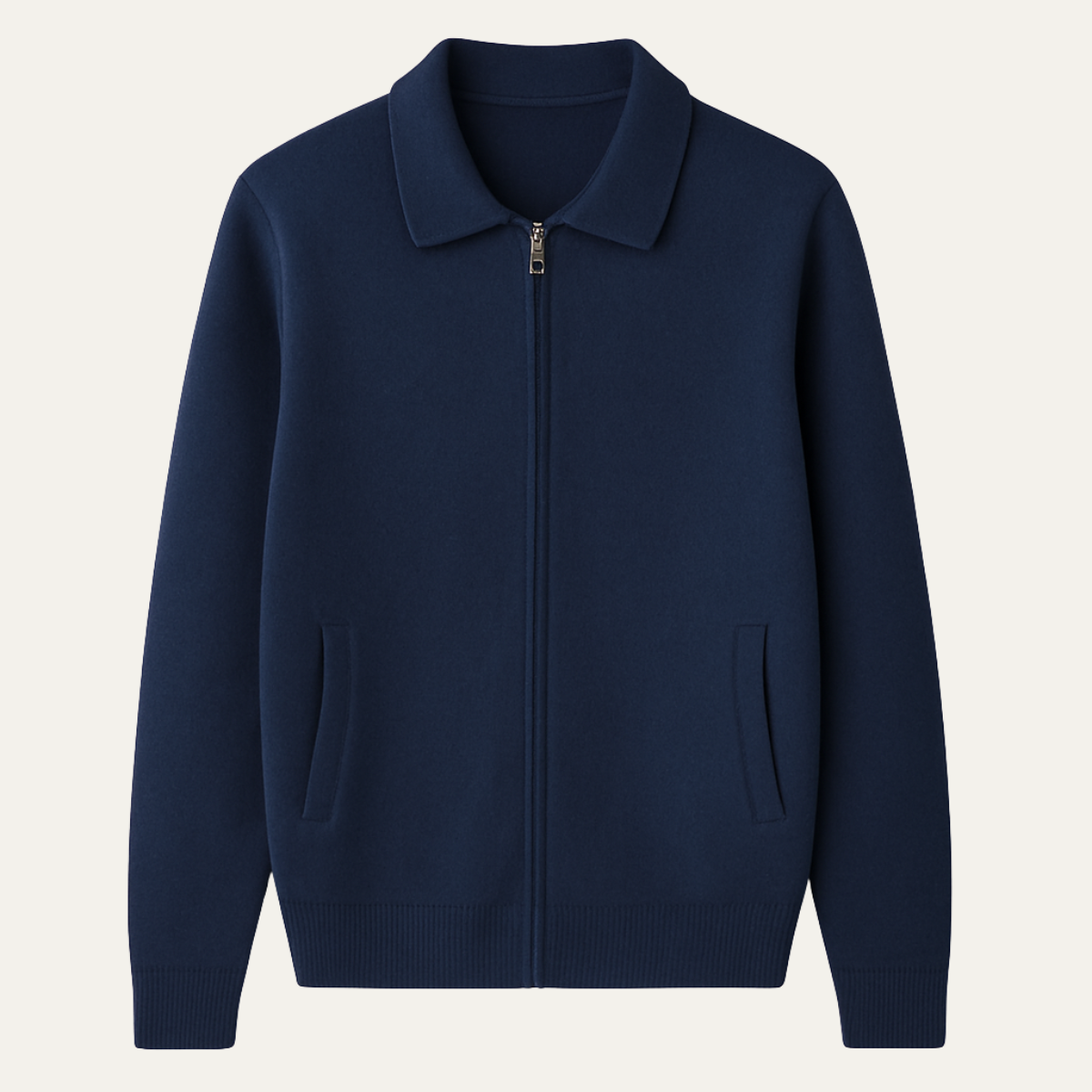 Gilet zippé classique pour homme