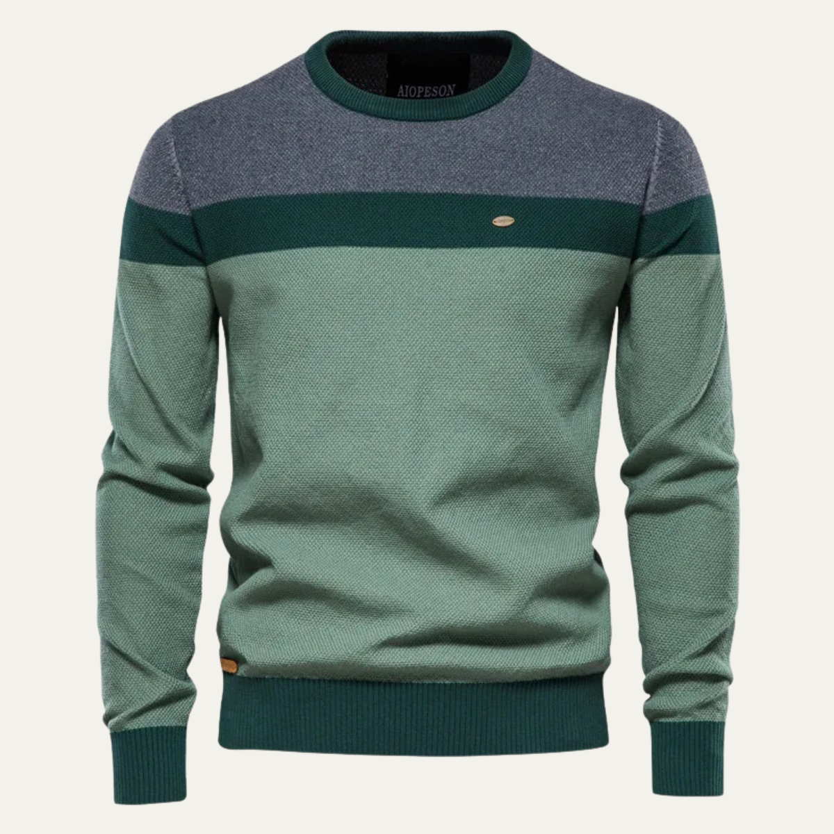 Gilet zippé en grosse maille torsadée pour homme