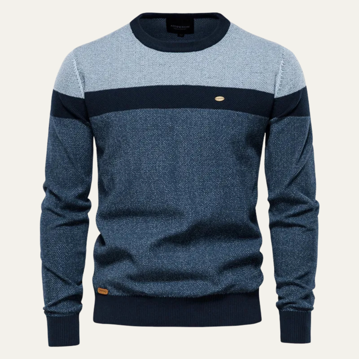 Gilet zippé en grosse maille torsadée pour homme