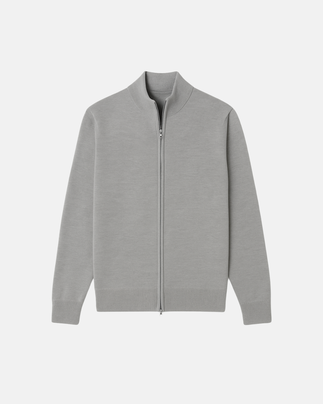 Gilet zippé en maille fine pour homme
