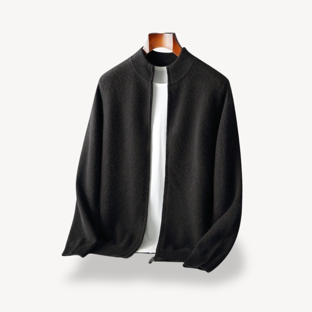 Gilet zippé minimaliste pour homme