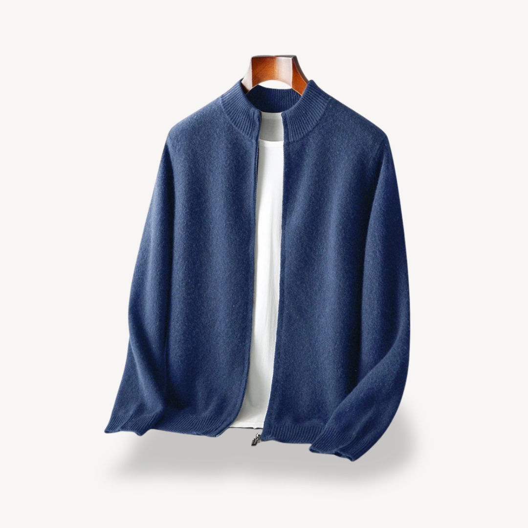 Gilet zippé minimaliste pour homme