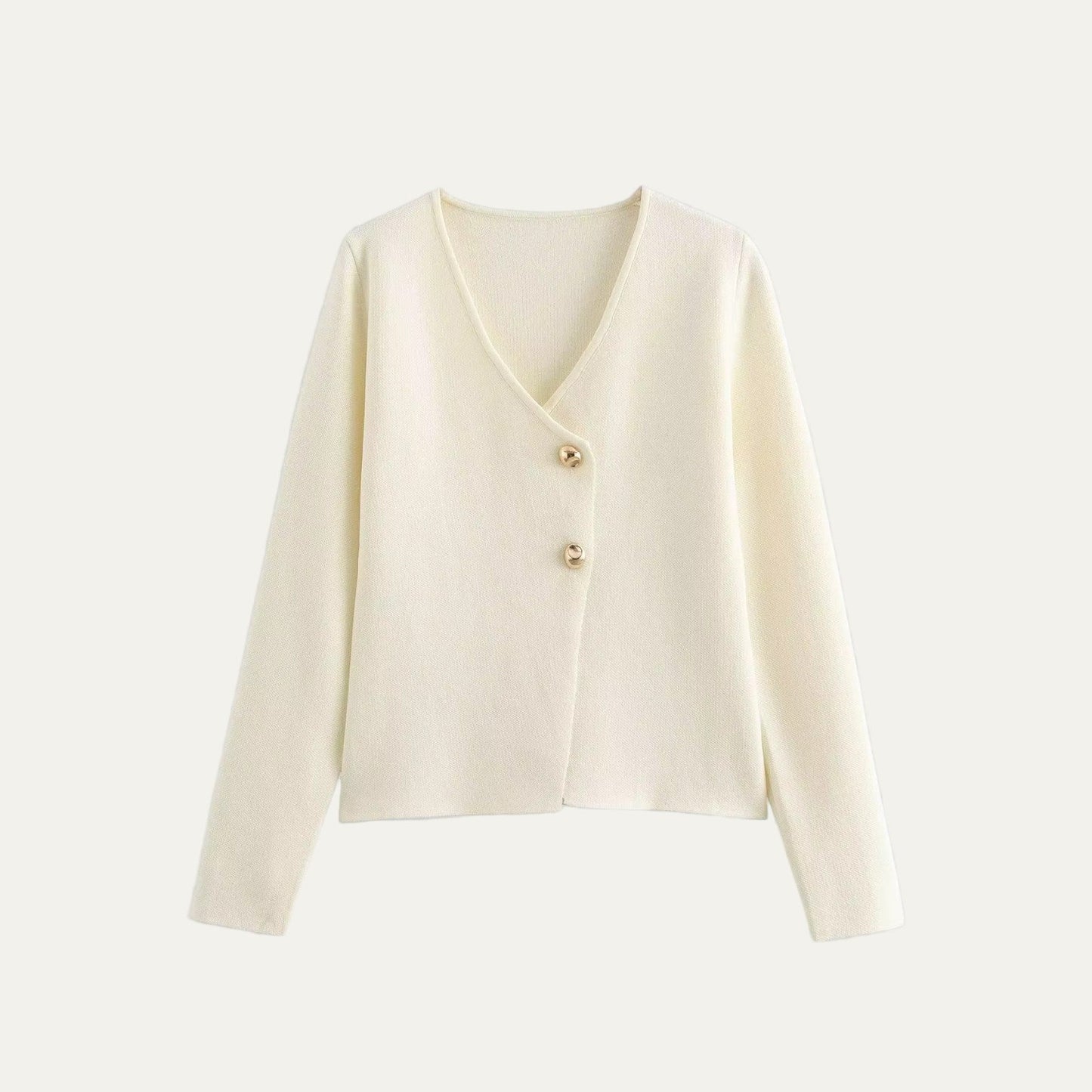 Haut cache-cœur élégant en maille pour femme