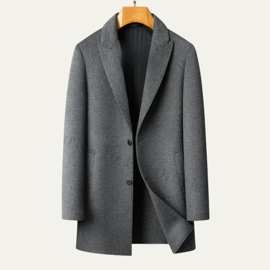 Manteau classique en laine pour homme