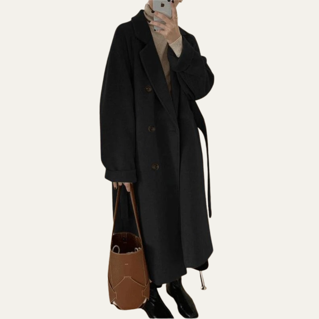 Manteau croisé élégant pour femme