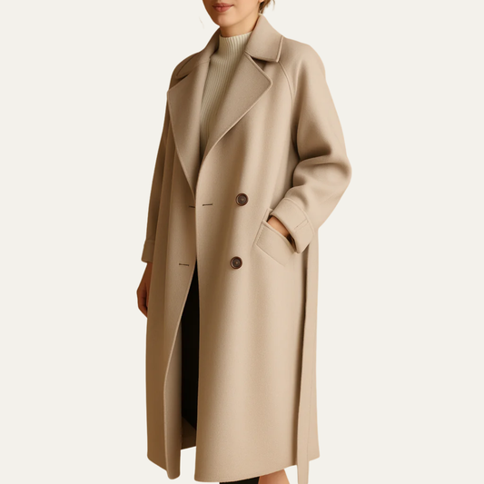 Manteau croisé oversize pour femme