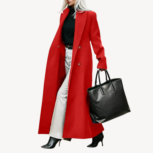 Manteau long spectaculaire pour femme