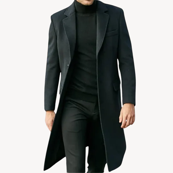 Manteau long sur mesure pour homme