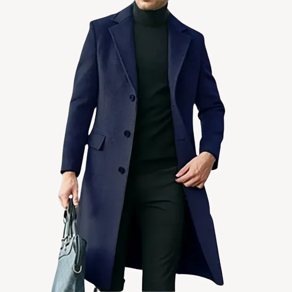 Manteau long sur mesure pour homme