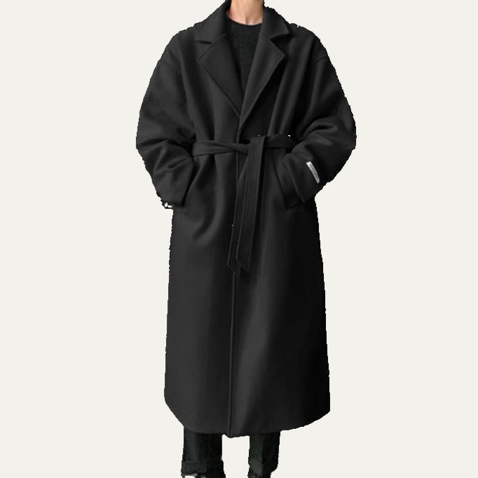 Manteau long trench pour homme