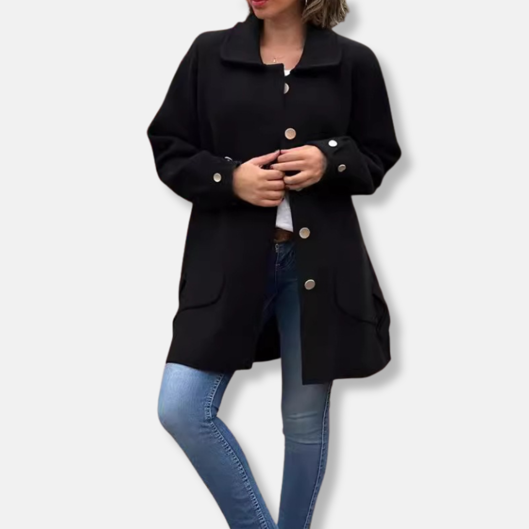 Manteau mi-cuisse élégant pour femme