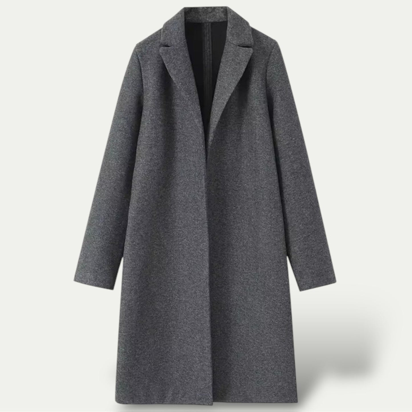 Manteau raffiné pour femme, longueur genou