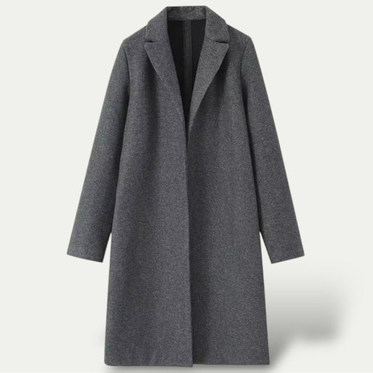 Manteau raffiné pour femme, longueur genou