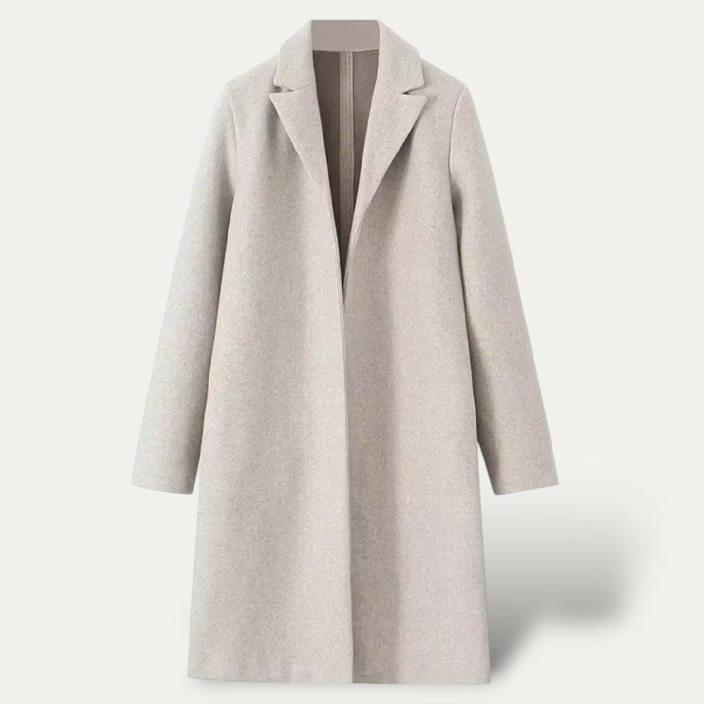 Manteau raffiné pour femme, longueur genou