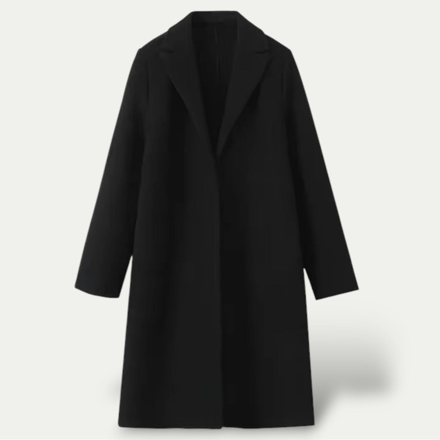 Manteau raffiné pour femme, longueur genou