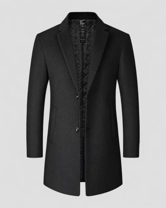 Manteau sur mesure matelassé pour homme, coupe slim