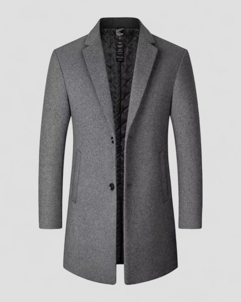 Manteau sur mesure matelassé pour homme, coupe slim