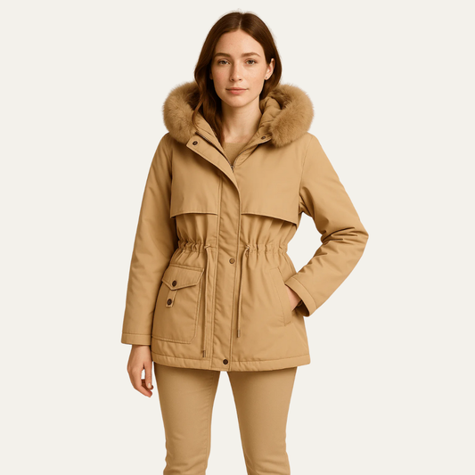 Parka à capuche élégante pour femme