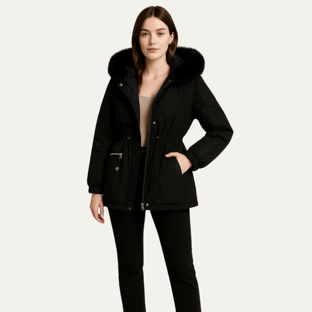 Parka à capuche élégante pour femme