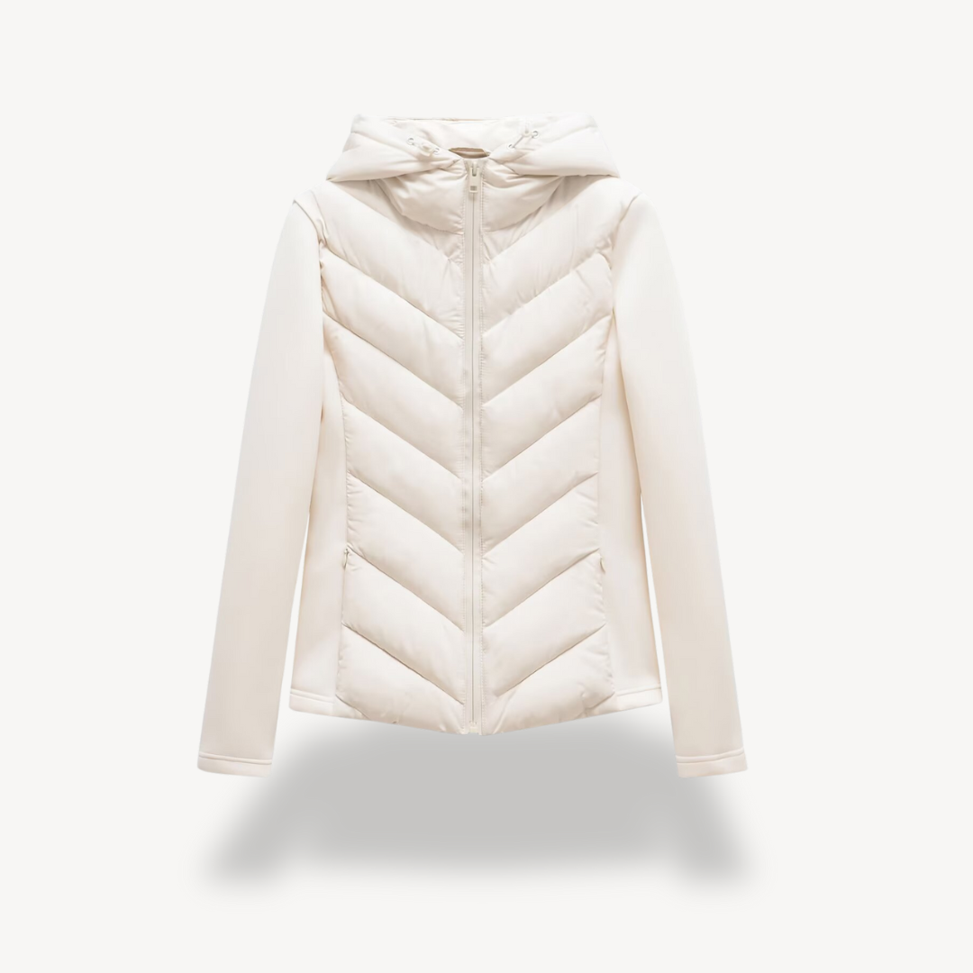 Parka d'hiver à capuche slim pour femme