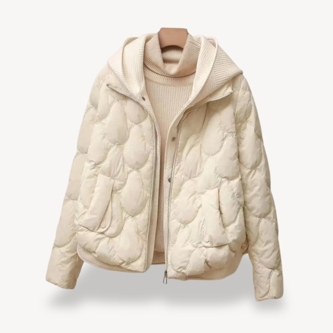 Parka d'hiver chaude à capuche pour femme