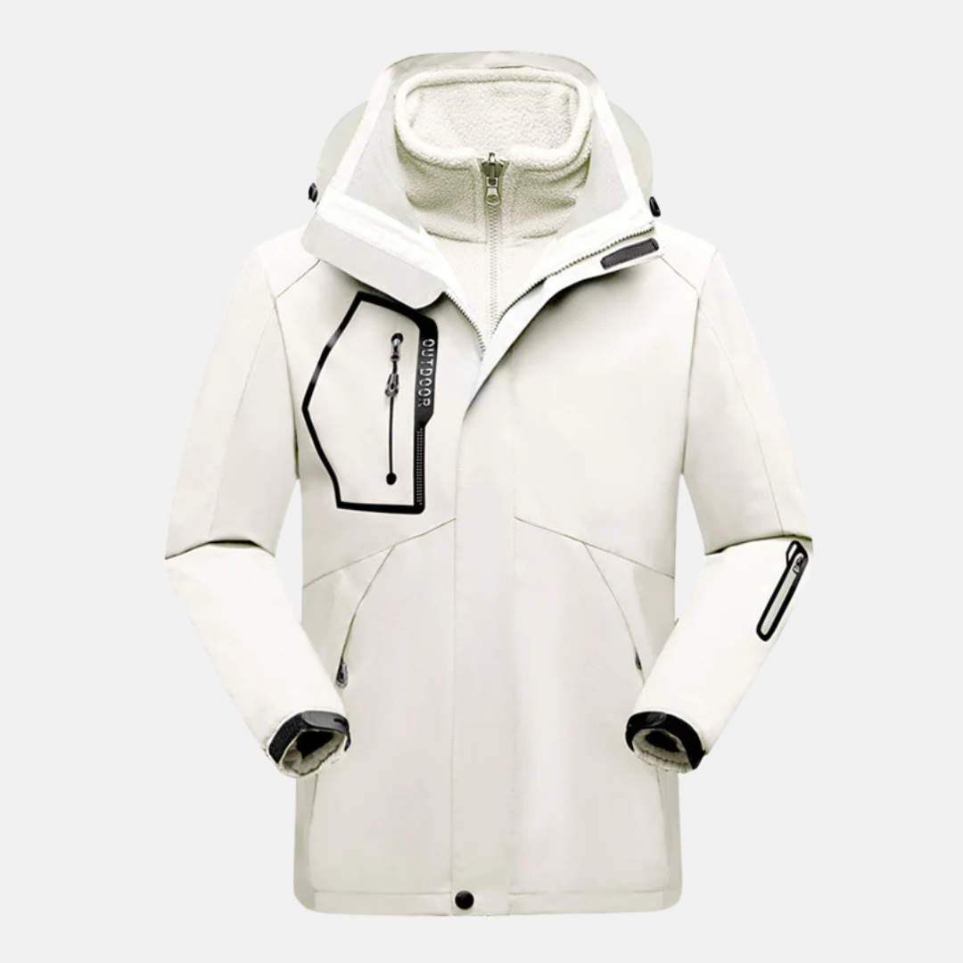Parka d'hiver multicouche pour femme