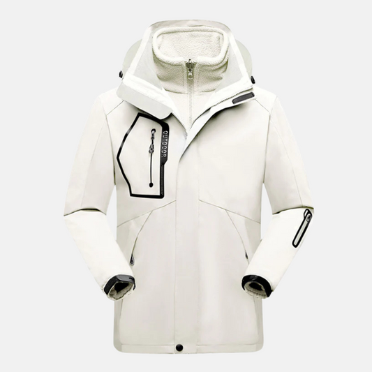 Parka d'hiver multicouche pour femme