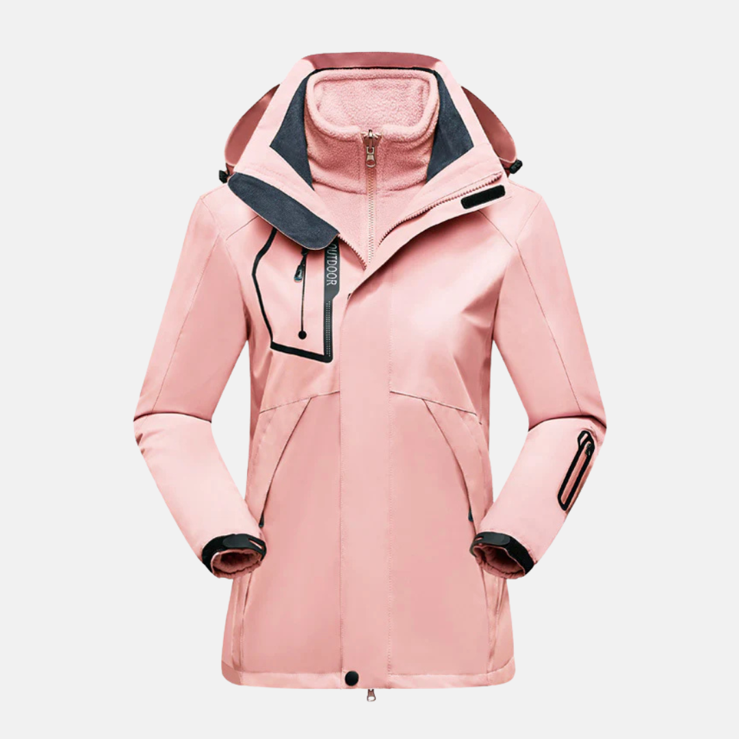 Parka d'hiver multicouche pour femme