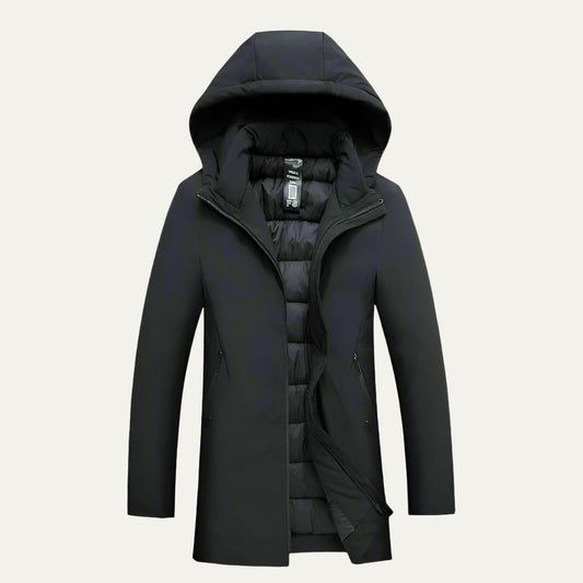 Parka d'hiver pour homme avec capuche intégrée