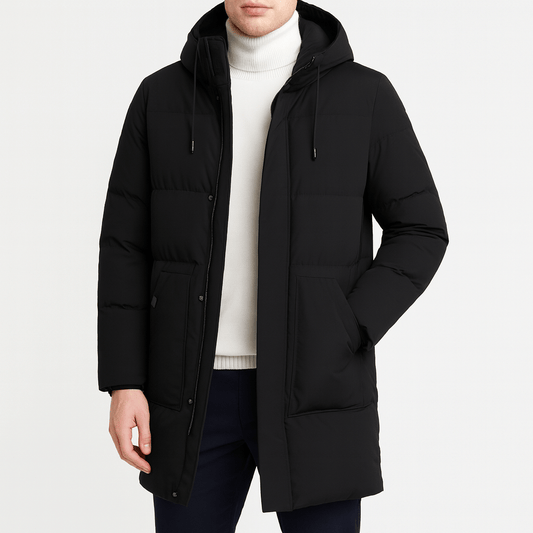 Parka longue isolante pour homme