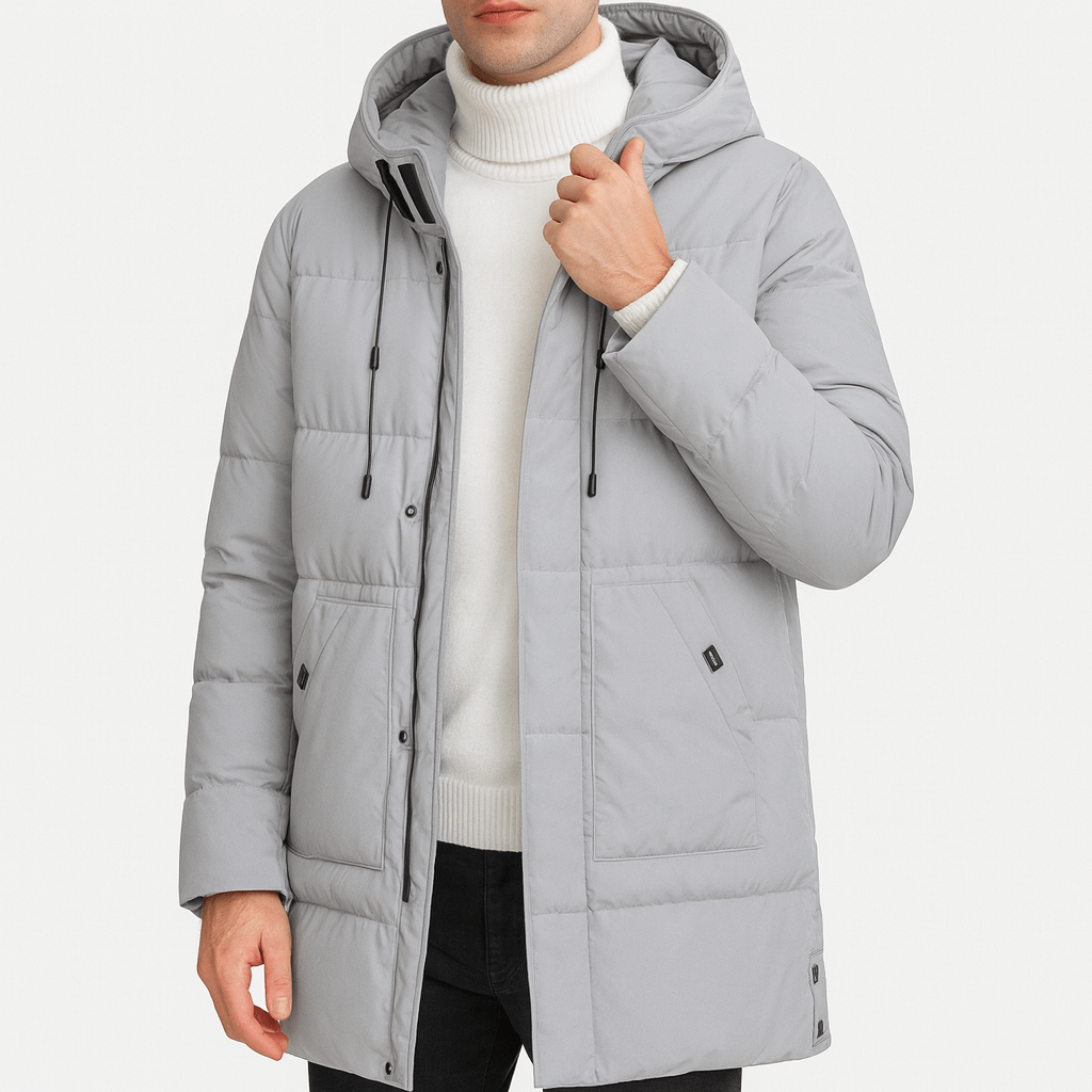 Parka longue isolante pour homme