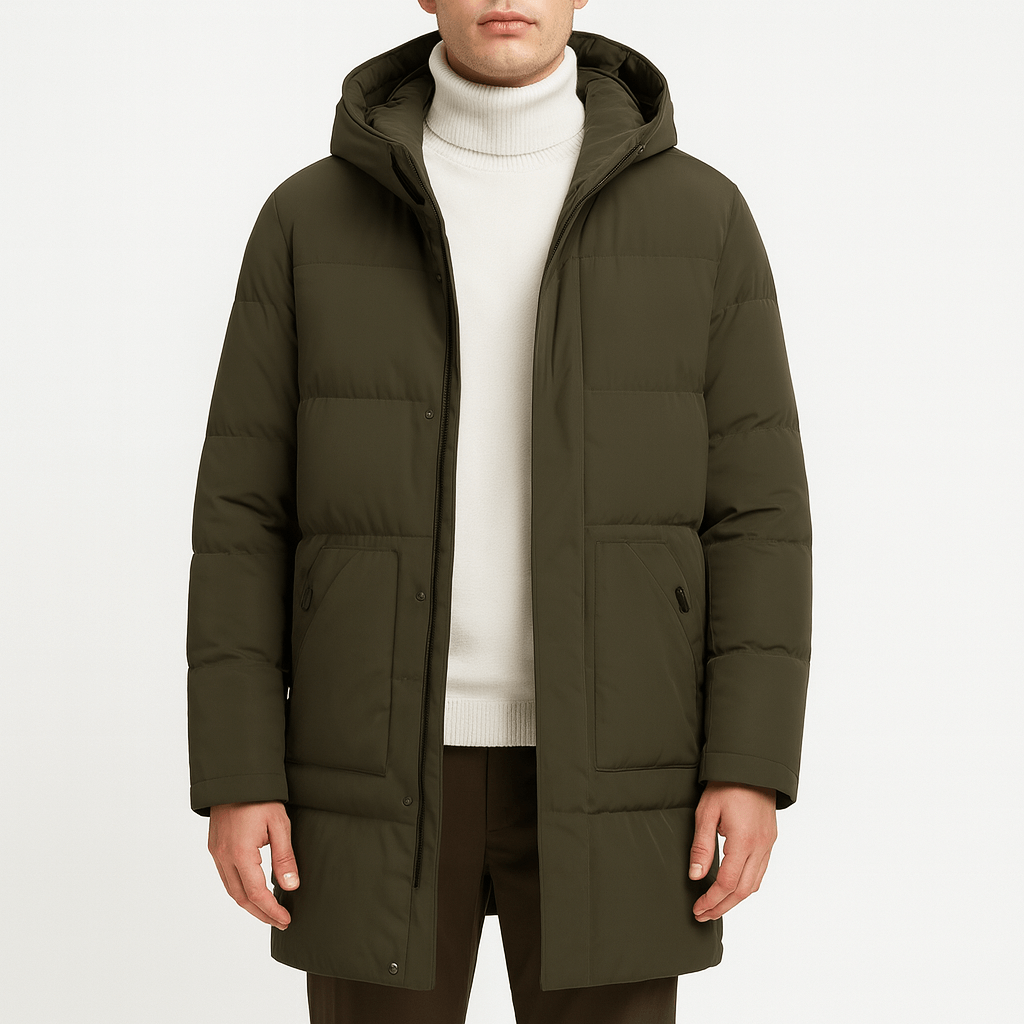 Parka longue isolante pour homme