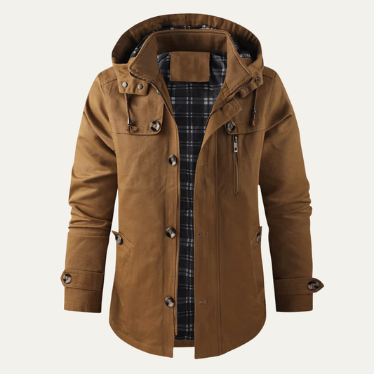 Parka utilitaire d'hiver à capuche pour homme